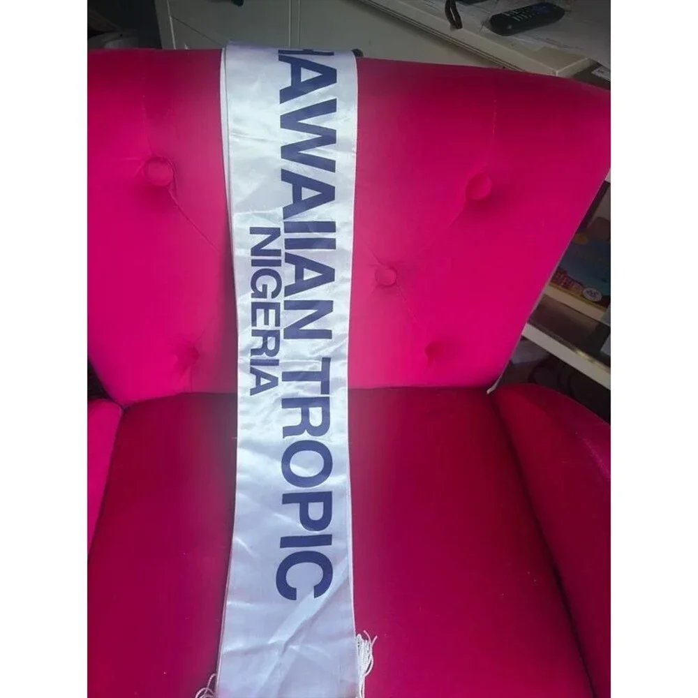 Hawaiian Tropic Nigeria Pageant Sash